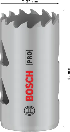 منشار ثقب متعدد المواد Bosch PRO مقاس 27 مم، ملولب.