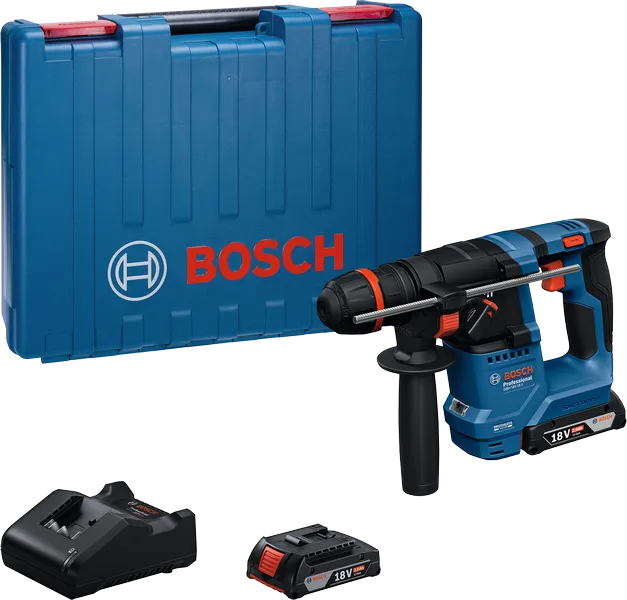 مثقاب مطرقة دوارة من Bosch GBH 18V-18 مع حقيبة.