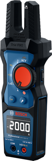 عداد الشوكة Bosch GFM 1000-15 لقياس الكهرباء.