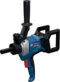 خلاط لاسلكي Bosch GRW 18V-120 بمقابض مريحة.