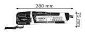Bosch GOP 30-28 Multi-Cutter dimensions drawing