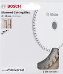 Bosch diamond cutting disc for universal use.
