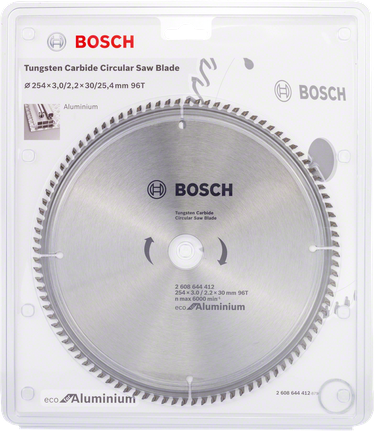 Bosch circular saw blade eco for aluminium.