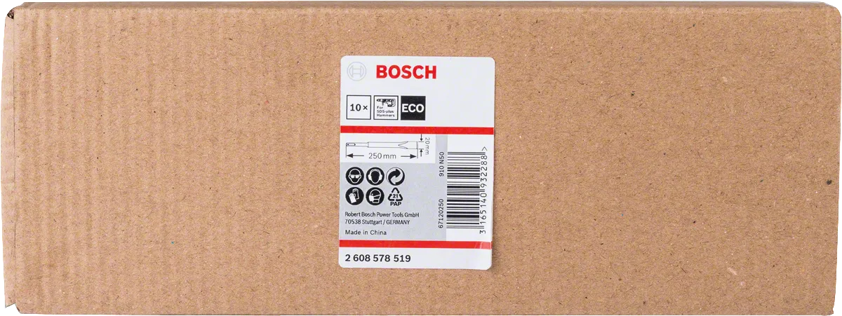 Bosch 10-pack eco saw blades 250mm.