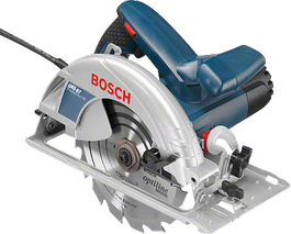 Electric Bosch circular saw.