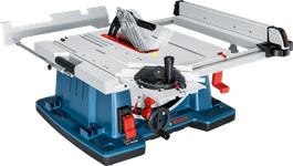 Bosch GTS 10 XC table saw with sliding carriage.