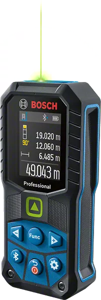 BOSCH 0601072U00 - Laser Measure GLM 50-27 CG Professional with 2 x battery  (AA) and protective bag
