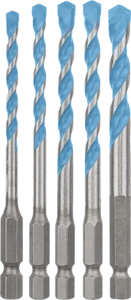 Bosch EXPERT HEX-9 MultiConstruction drill bit set 5-piece.