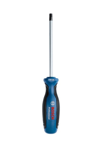 Bosch screwdriver TX 40x125 with ergonomic handle.