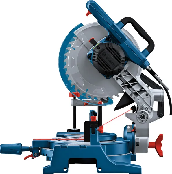 Bosch GCM 254 miter saw for precise angled cutting.