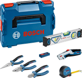 Bosch 16-piece hand tools set with storage case.