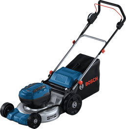Bosch GRA 18V2-46 cordless lawn mower with brushless motor.
