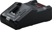 Bosch GAL 18V-160 charger with active air cooling.