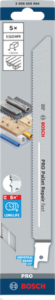 Bosch PRO Pallet Repair S1122HFR blade 5-pack.
