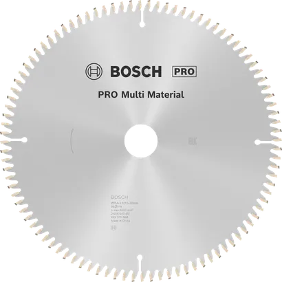 Bosch PRO Multi Material Circular Saw Blade, 96 teeth.