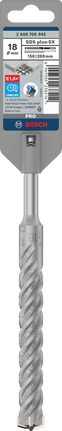 Bosch SDS plus-5X 18×150×200 mm drill bit.