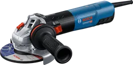 Bosch GWS 20-150 BS angle grinder with side handle.