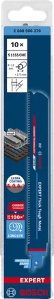 Bosch EXPERT S1155CHC reciprocating saw blade 10-pack.