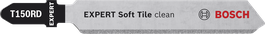 Bosch EXPERT Soft Tile Clean T150RD diamond jigsaw blade.