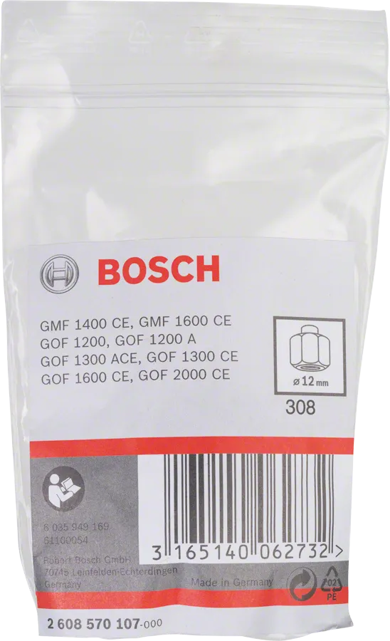 Bosch 12 mm collet.