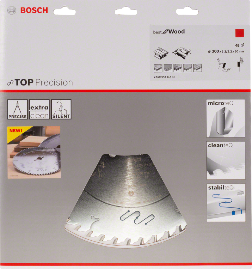 Bosch Top Precision Best for Wood circular saw blade 300mm.