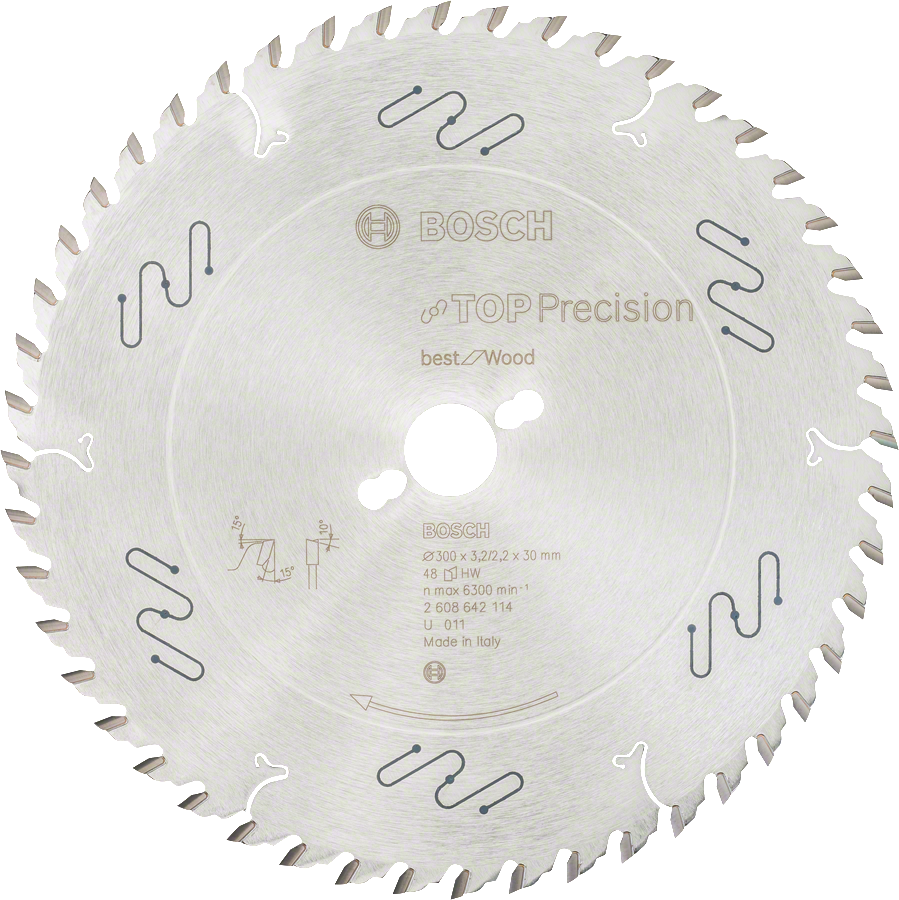 Bosch Top Precision Best for Wood circular saw blade.