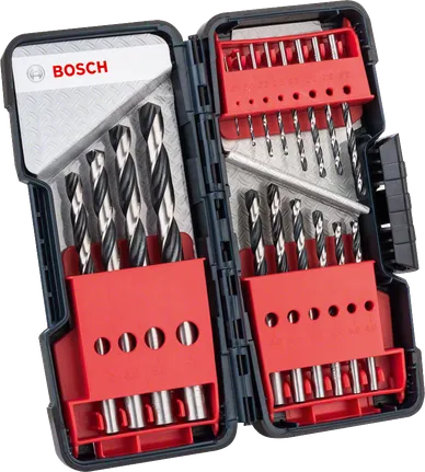 Bosch HSS Twist Drill Bit PointTeQ 18pcs ToughBox set.