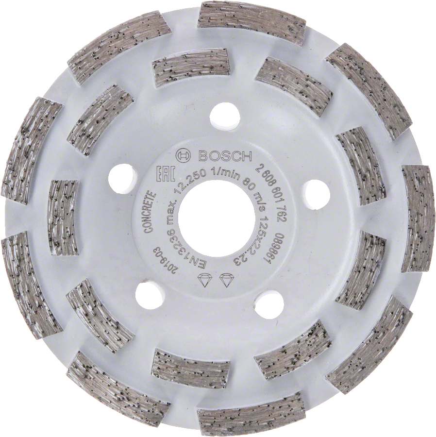 Bosch concrete diamond grinding cup wheel.