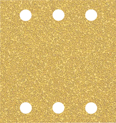 Bosch EXPERT C470 sandpaper sheet 115x107 mm, 6 holes.