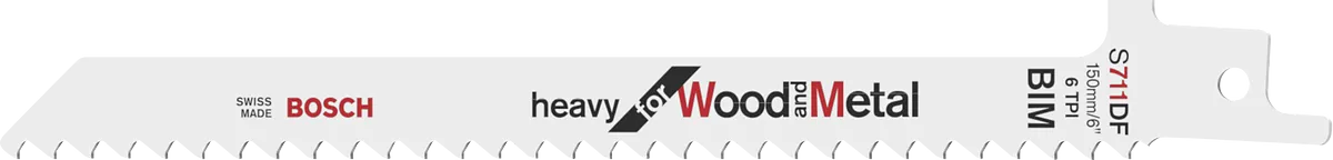 Bosch S711DF jigsaw blade for wood and metal.