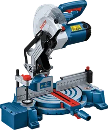 Bosch GCM 254 mitre saw with adjustable angle guide.