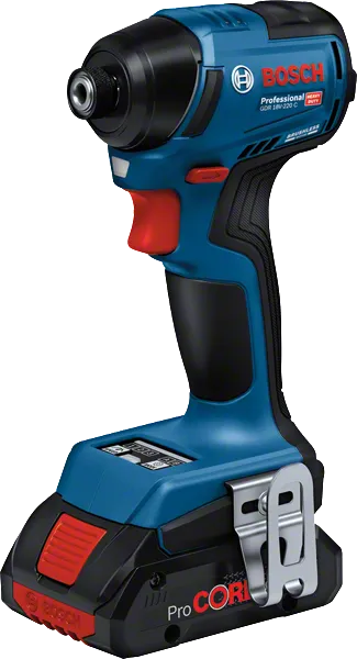 Bosch GDR 18V-220 cordless impact driver, ProCORE battery.