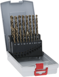 Bosch PRO Stainless Steel HSS-Co Twist Drill Bit Set, 19 pcs.