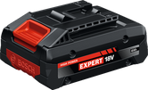 Bosch EXBA18V-40 battery pack, 18V 4Ah capacity.