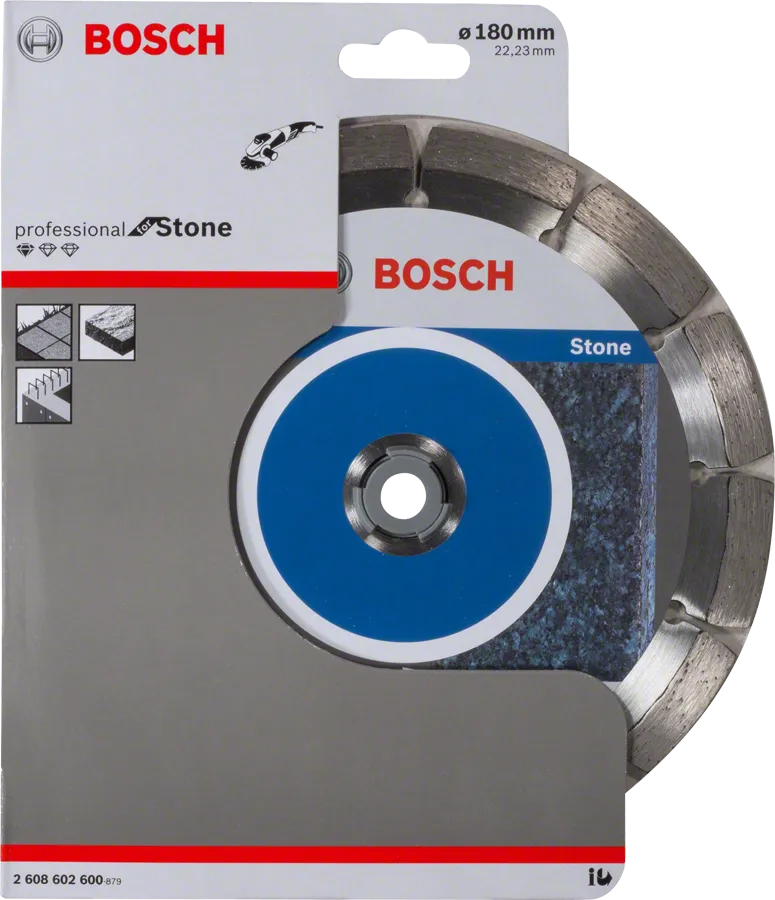 قرص قطع الماس من Bosch للحجر 180 ملم.