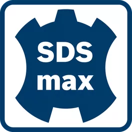 رأس تثبيت الملحقات SDS max نقل مثالي للقوة. للمطارق الدورانية ومطارق التكسير بدءا من فئة 5 كغم.