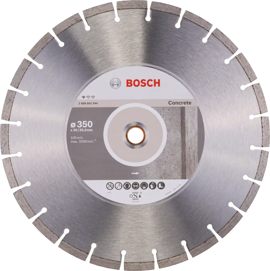 قرص قطع ماسي من Bosch للخرسانة 350 مم.