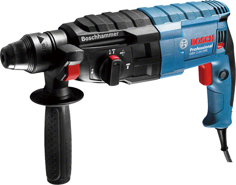 مثقاب دوار من طراز Bosch GBH 2-24 DRE بمقبض جانبي.