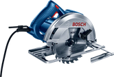 منشار دائري يدوي من طراز Bosch GKS 150 لقطع الخشب.