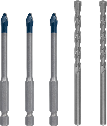 مجموعة مثقاب السيراميك الصلب Bosch EXPERT HEX-9 مقاس 6 مم.