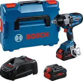 مجموعة مفاتيح التأثير Bosch GDS 18V-1600 مع البطارية والشاحن.