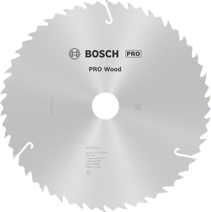 شفرة المنشار الدائري Bosch PRO Wood مقاس 235 مم لقطع الخشب.