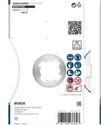 قرص الماس متعدد المواد من Bosch PRO X-Lock مقاس 115 مم.