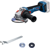 ماكينة صنفرة زاوية Bosch GWS 18V-11 بمقبض جانبي.