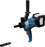 خلاط الطين اللاسلكي Bosch GRW 18V-120 مع مقبض جانبي.
