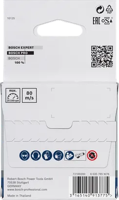 قرص طحن من الفولاذ المقاوم للصدأ Bosch PRO مقاس 76×4×10 مم.