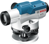 جهاز تسوية بصري Bosch GOL 20 D مزود بقياس 360 درجة.