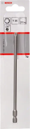 Bosch T25 1/4″ 152mm extra hard screwdriver bit.