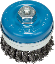 Heavy for Metal Wire Cup Brush, Knotted Wire