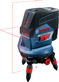 Bosch GCL 250 C laser leveling tool with tripod base.